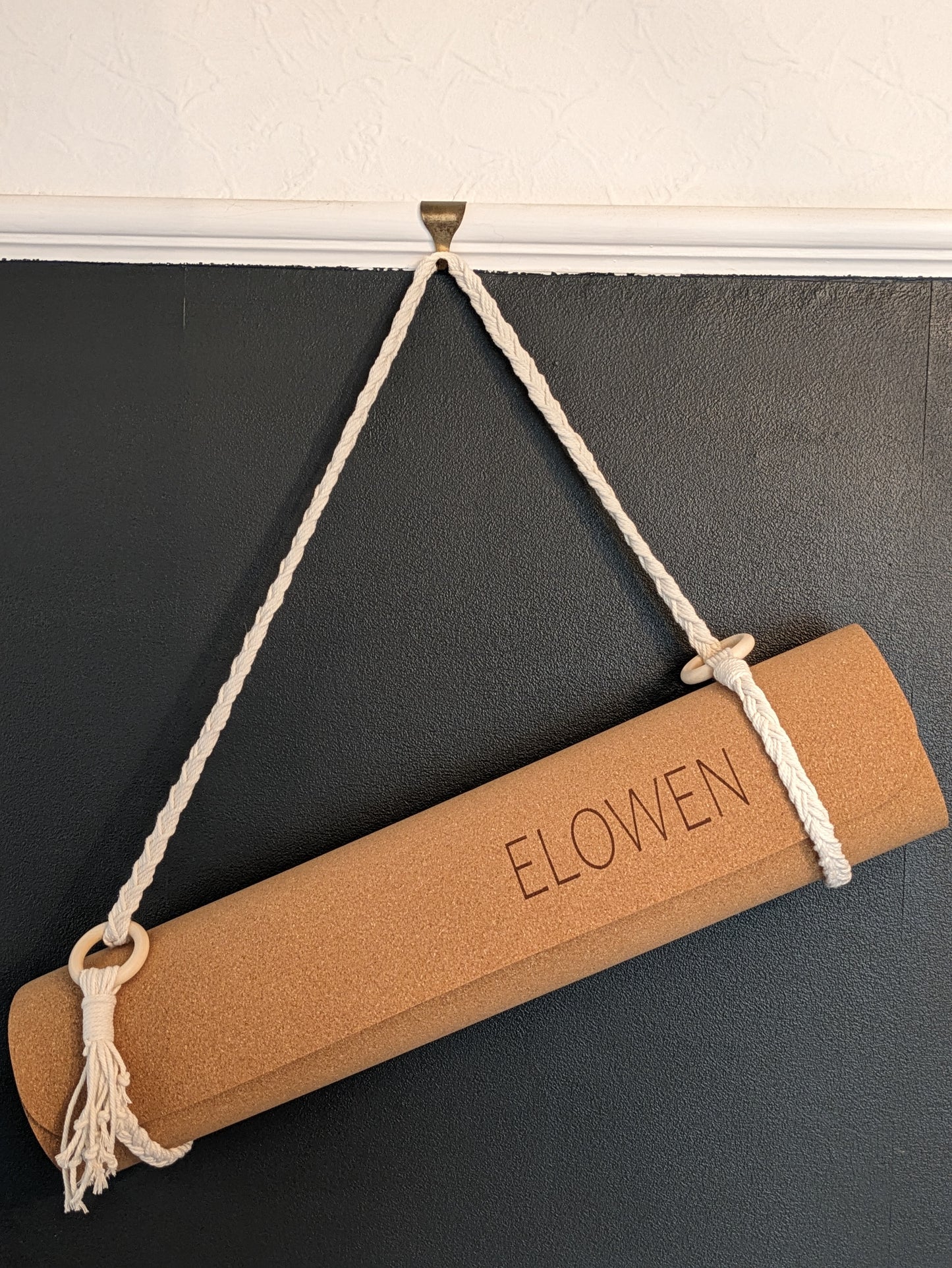 Hand made Macrame Yoga Strap