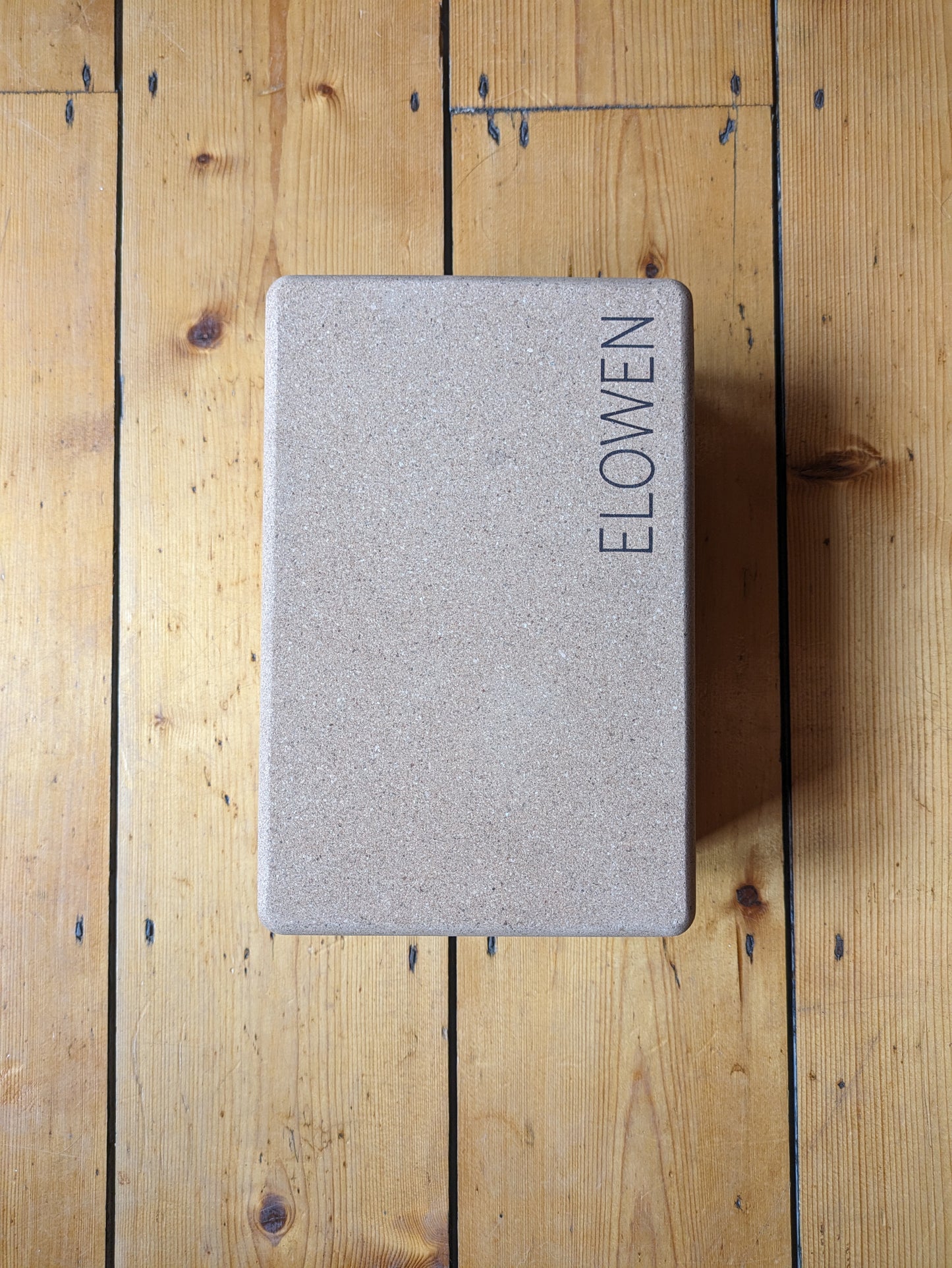 Cork yoga block