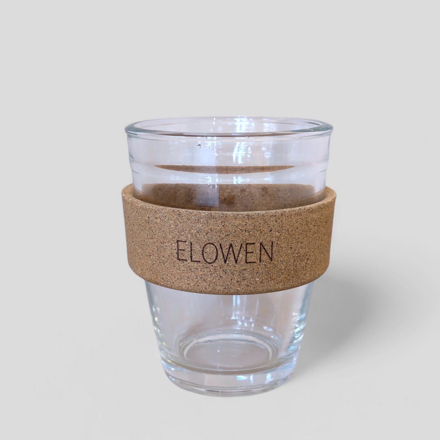 Glass Coffee Mug 350ml - White